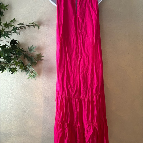 Maeve Marlene Tiered Maxi Dress Sz S Pink - Picture 3 of 6